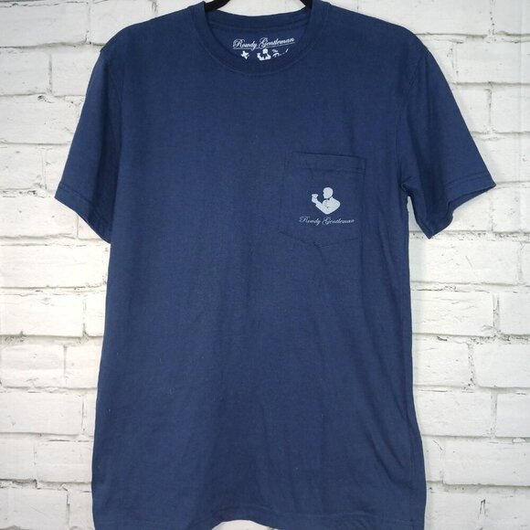 ROWDY GENTLEMEN RONALD REAGAN TSHIRT, NAVY, SHORT SLEEVE, SIZE MED - Picture 7 of 7